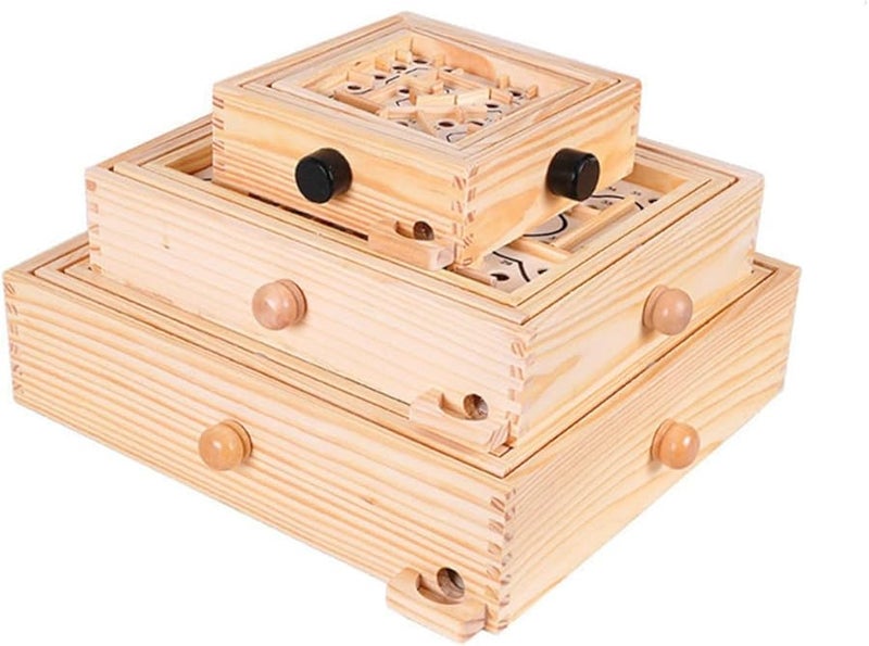 لعبة لغز خرز خشبي للأطفال نشاط تعليمي لعبة تعلم تنمية للأعمار من 3 سنوات فما فوق - Image 1